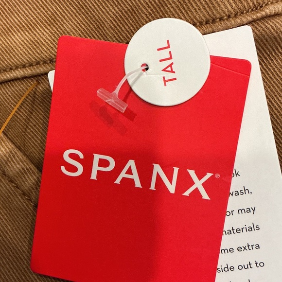 Spanx Stretch Twill Ankle Cargo Pants Honey Glow Women’s Sz Medium Tall 20311T - Picture 6 of 7